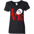 T-Shirts Black / S F13 Love Women's V-Neck T-Shirt