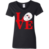 T-Shirts Black / S F13 Love Women's V-Neck T-Shirt