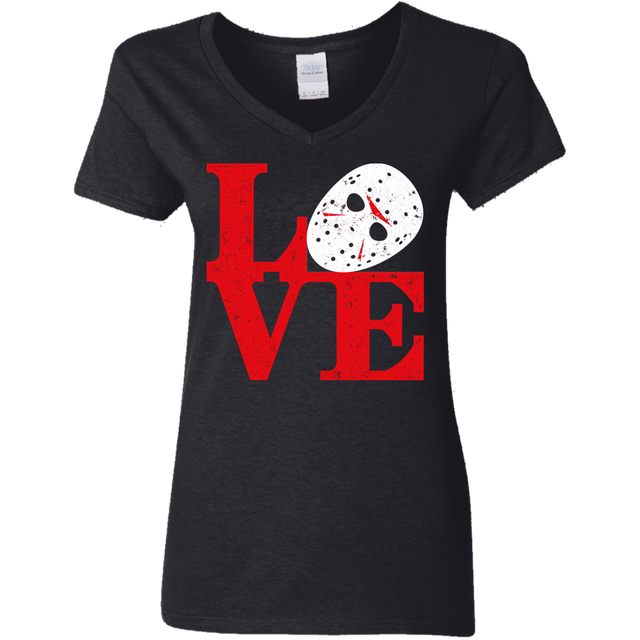 T-Shirts Black / S F13 Love Women's V-Neck T-Shirt