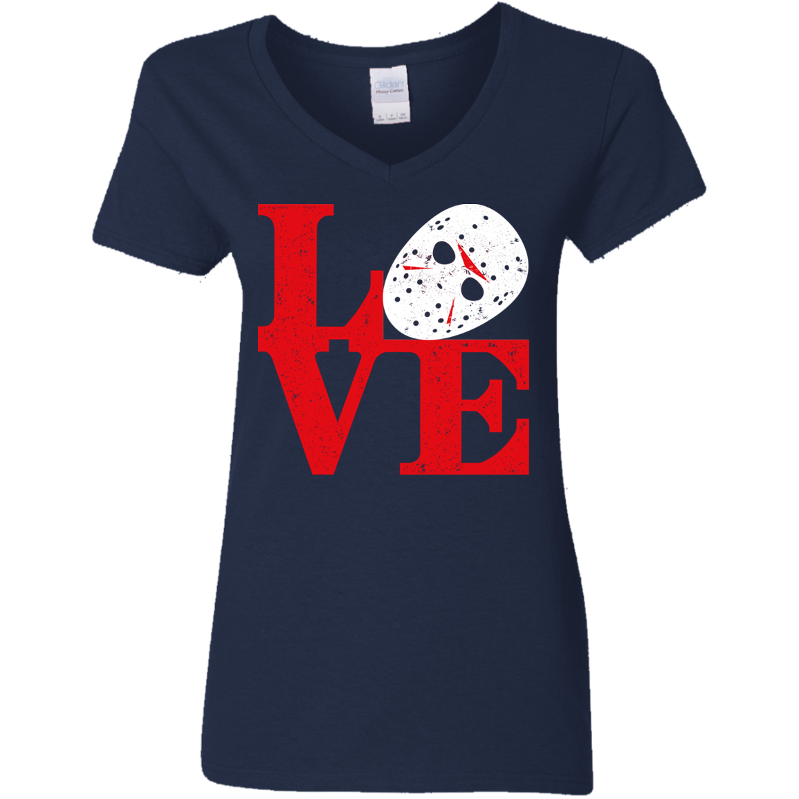 T-Shirts Navy / S F13 Love Women's V-Neck T-Shirt