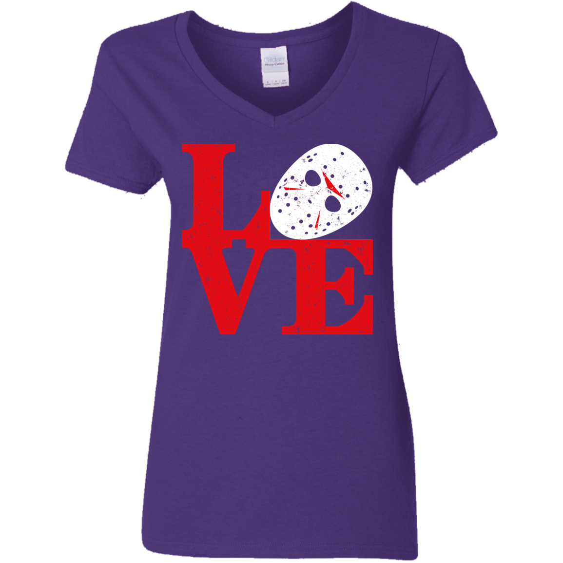 T-Shirts Purple / S F13 Love Women's V-Neck T-Shirt