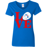 T-Shirts Royal / S F13 Love Women's V-Neck T-Shirt