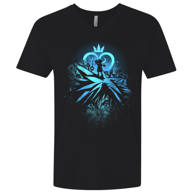 T-Shirts Black / X-Small Face of Kingdom Men's Premium V-Neck