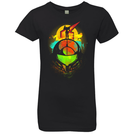 T-Shirts Black / YXS Face of Metroid Girls Premium T-Shirt