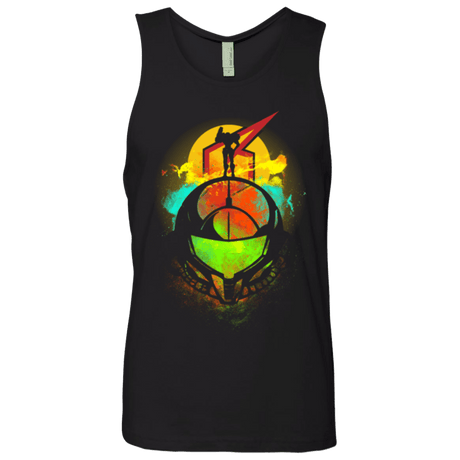 T-Shirts Black / Small Face of Metroid Men's Premium Tank Top