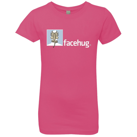 T-Shirts Hot Pink / YXS FACEHUG Girls Premium T-Shirt