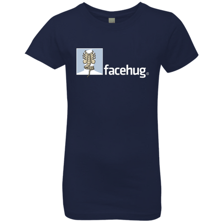 T-Shirts Midnight Navy / YXS FACEHUG Girls Premium T-Shirt