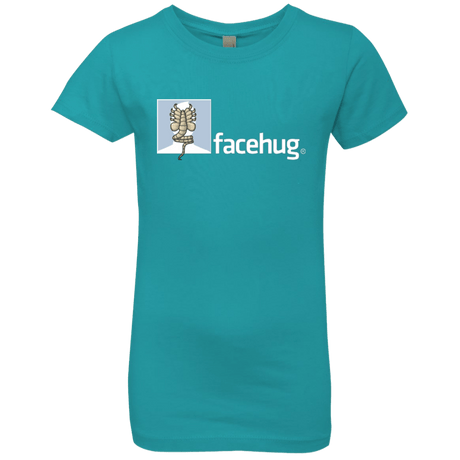 T-Shirts Tahiti Blue / YXS FACEHUG Girls Premium T-Shirt