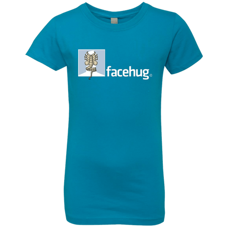 T-Shirts Turquoise / YXS FACEHUG Girls Premium T-Shirt