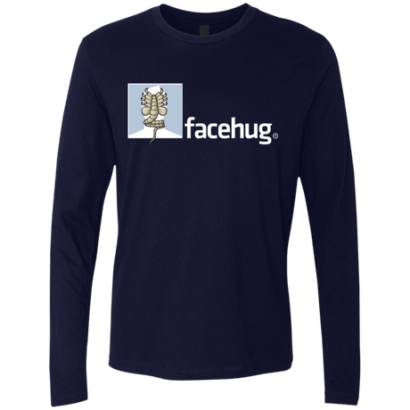 T-Shirts Midnight Navy / Small FACEHUG Men's Premium Long Sleeve