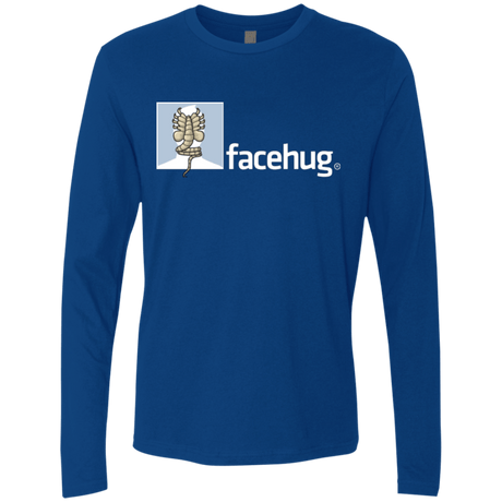 T-Shirts Royal / Small FACEHUG Men's Premium Long Sleeve