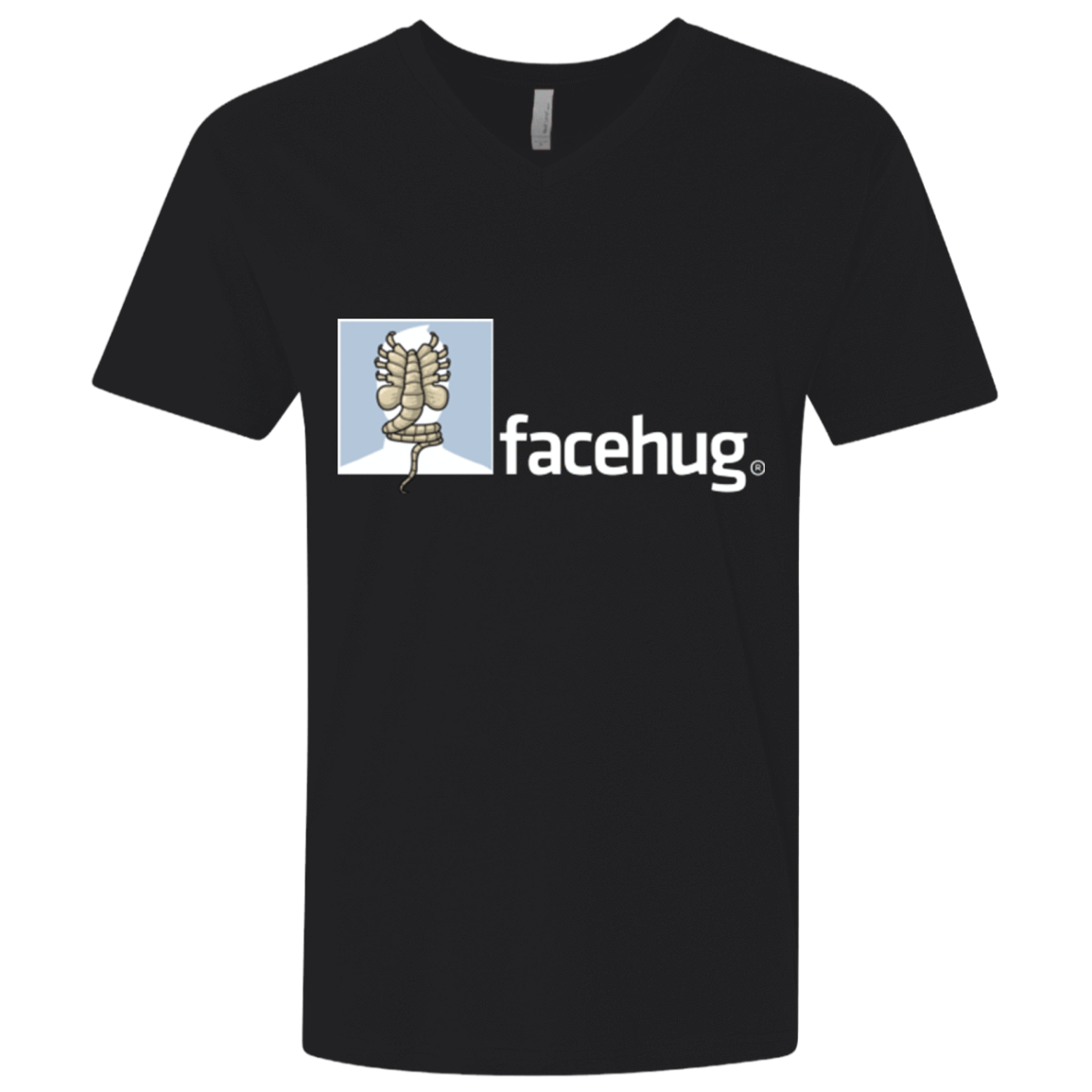 T-Shirts Black / X-Small FACEHUG Men's Premium V-Neck