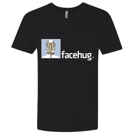T-Shirts Black / X-Small FACEHUG Men's Premium V-Neck