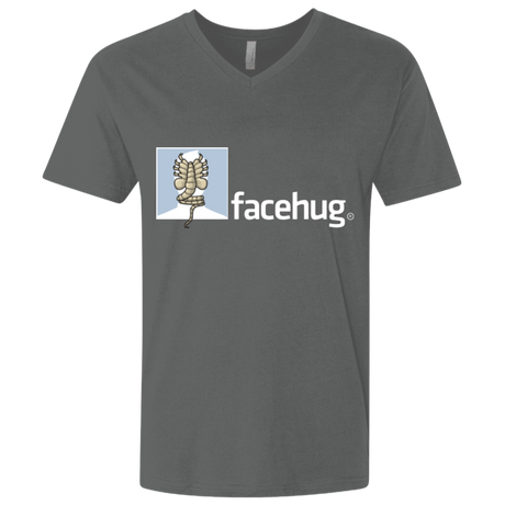 T-Shirts Heavy Metal / X-Small FACEHUG Men's Premium V-Neck