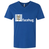 T-Shirts Royal / X-Small FACEHUG Men's Premium V-Neck