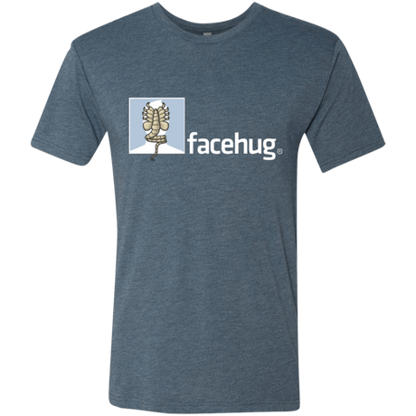 T-Shirts Indigo / Small FACEHUG Men's Triblend T-Shirt