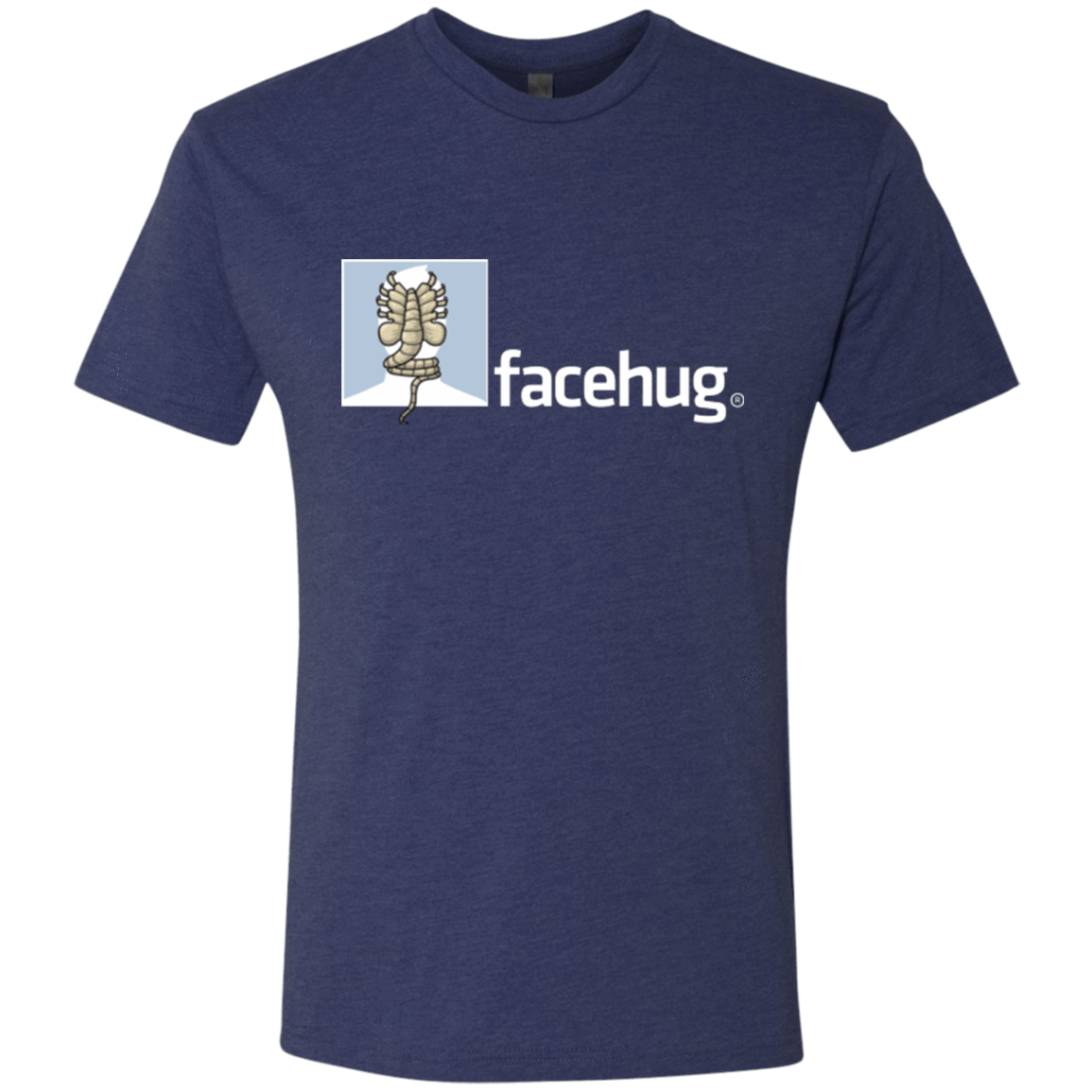 T-Shirts Vintage Navy / Small FACEHUG Men's Triblend T-Shirt