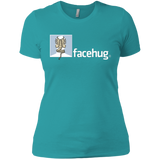T-Shirts Tahiti Blue / X-Small FACEHUG Women's Premium T-Shirt