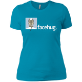 T-Shirts Turquoise / X-Small FACEHUG Women's Premium T-Shirt