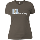 T-Shirts Warm Grey / X-Small FACEHUG Women's Premium T-Shirt