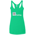 T-Shirts Envy / X-Small FACEHUG Women's Triblend Racerback Tank