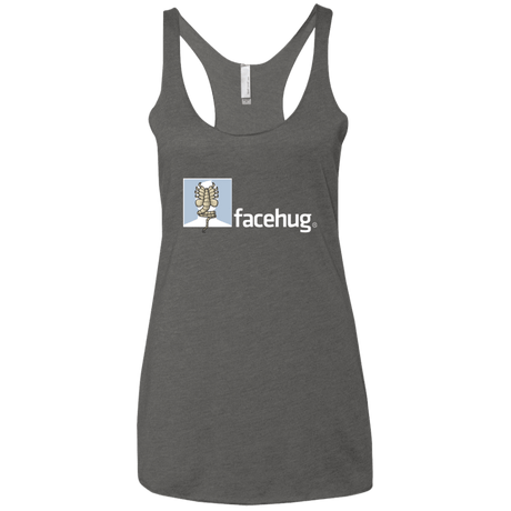 T-Shirts Premium Heather / X-Small FACEHUG Women's Triblend Racerback Tank