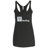 T-Shirts Vintage Black / X-Small FACEHUG Women's Triblend Racerback Tank