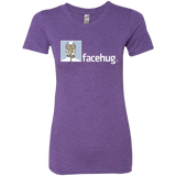 T-Shirts Purple Rush / Small FACEHUG Women's Triblend T-Shirt