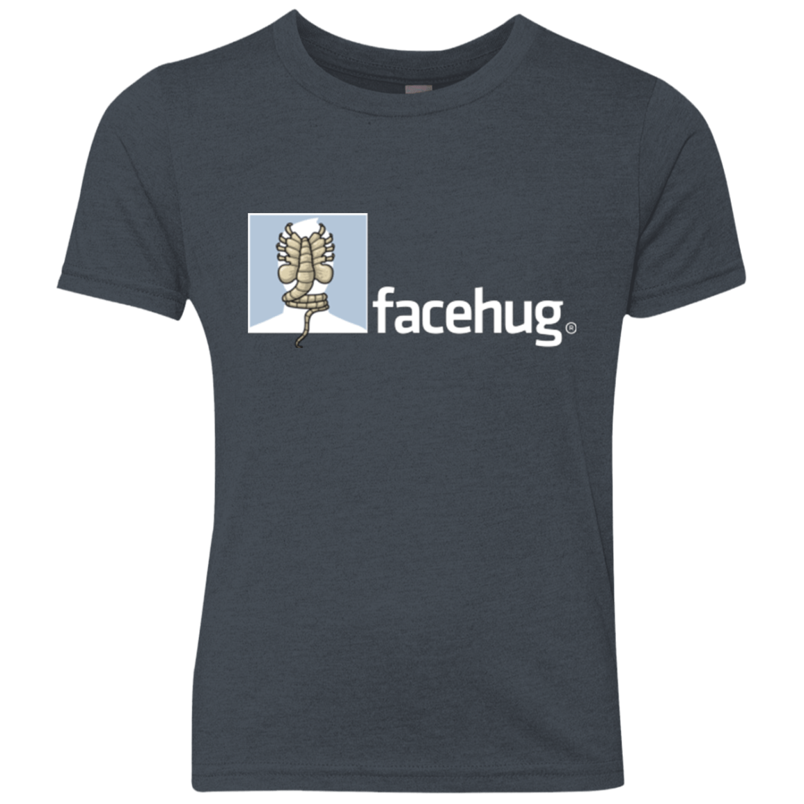 T-Shirts Vintage Navy / YXS FACEHUG Youth Triblend T-Shirt