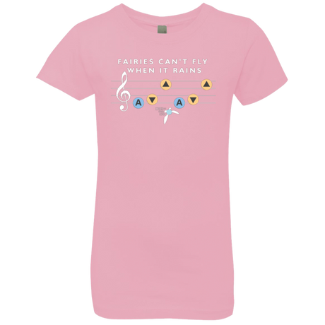 T-Shirts Light Pink / YXS Fairies Can't Fly When It Rains Girls Premium T-Shirt