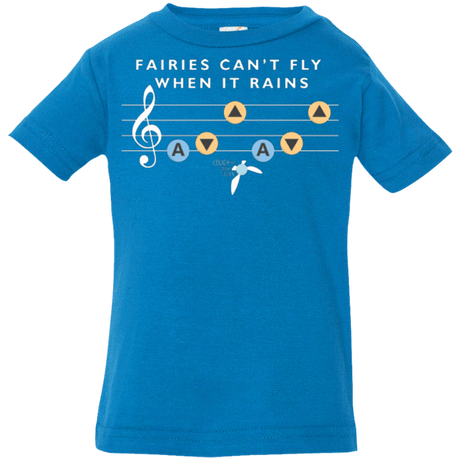 T-Shirts Cobalt / 6 Months Fairies Can't Fly When It Rains Infant Premium T-Shirt
