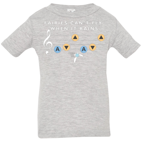 T-Shirts Heather / 6 Months Fairies Can't Fly When It Rains Infant Premium T-Shirt