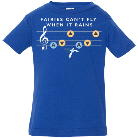 T-Shirts Royal / 6 Months Fairies Can't Fly When It Rains Infant Premium T-Shirt