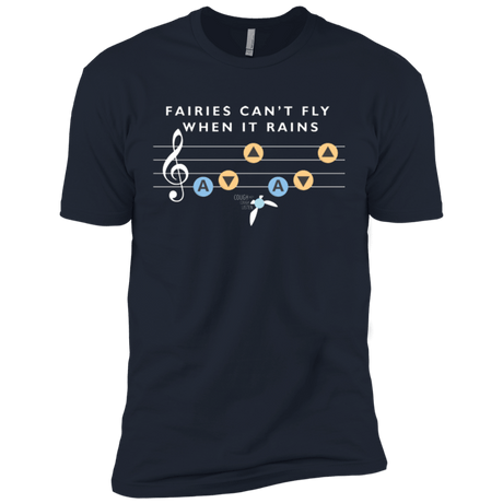 T-Shirts Midnight Navy / X-Small Fairies Can't Fly When It Rains Men's Premium T-Shirt