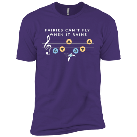 T-Shirts Purple / X-Small Fairies Can't Fly When It Rains Men's Premium T-Shirt
