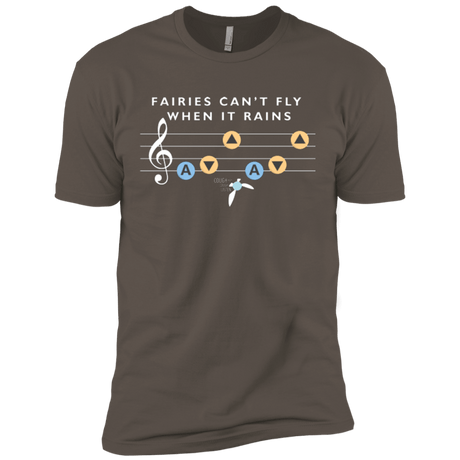 T-Shirts Warm Grey / X-Small Fairies Can't Fly When It Rains Men's Premium T-Shirt