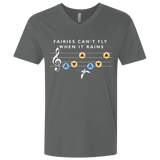 T-Shirts Heavy Metal / X-Small Fairies Can't Fly When It Rains Men's Premium V-Neck