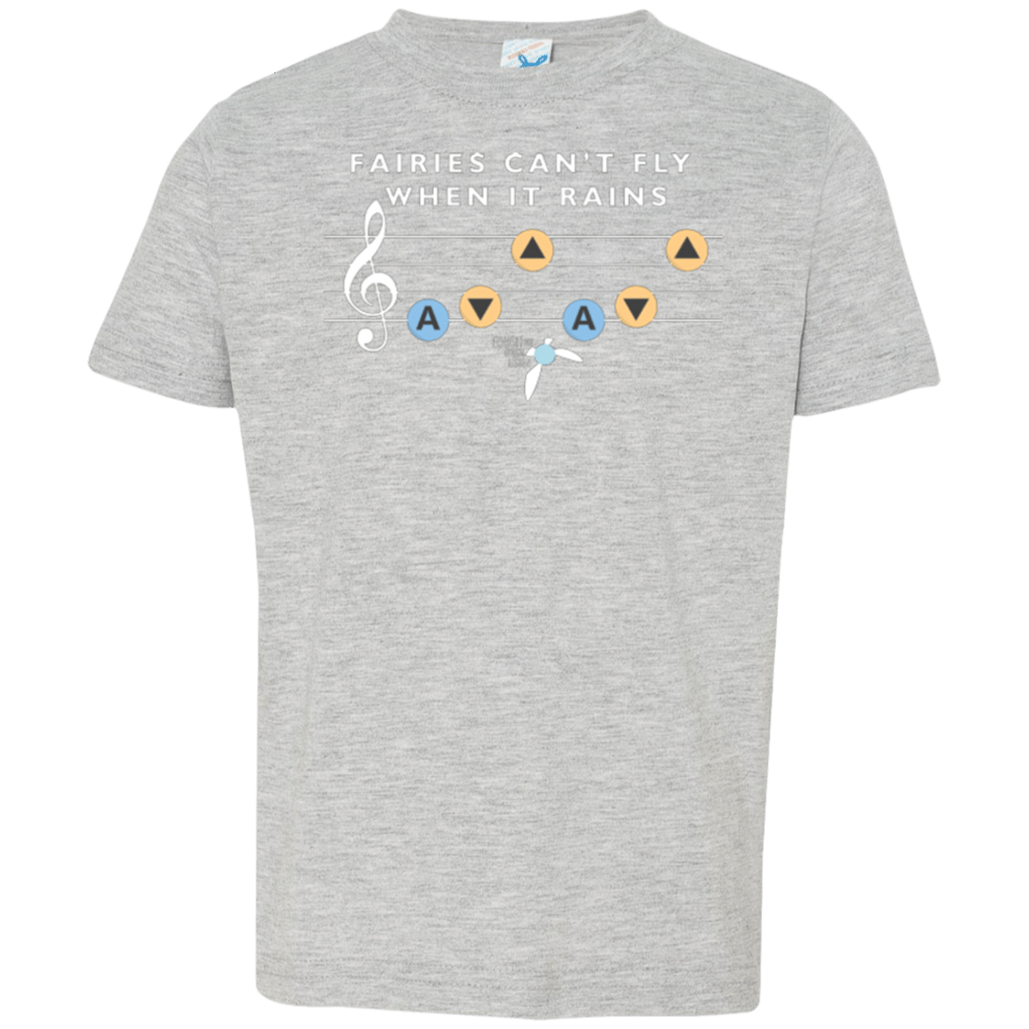 T-Shirts Heather / 2T Fairies Can't Fly When It Rains Toddler Premium T-Shirt