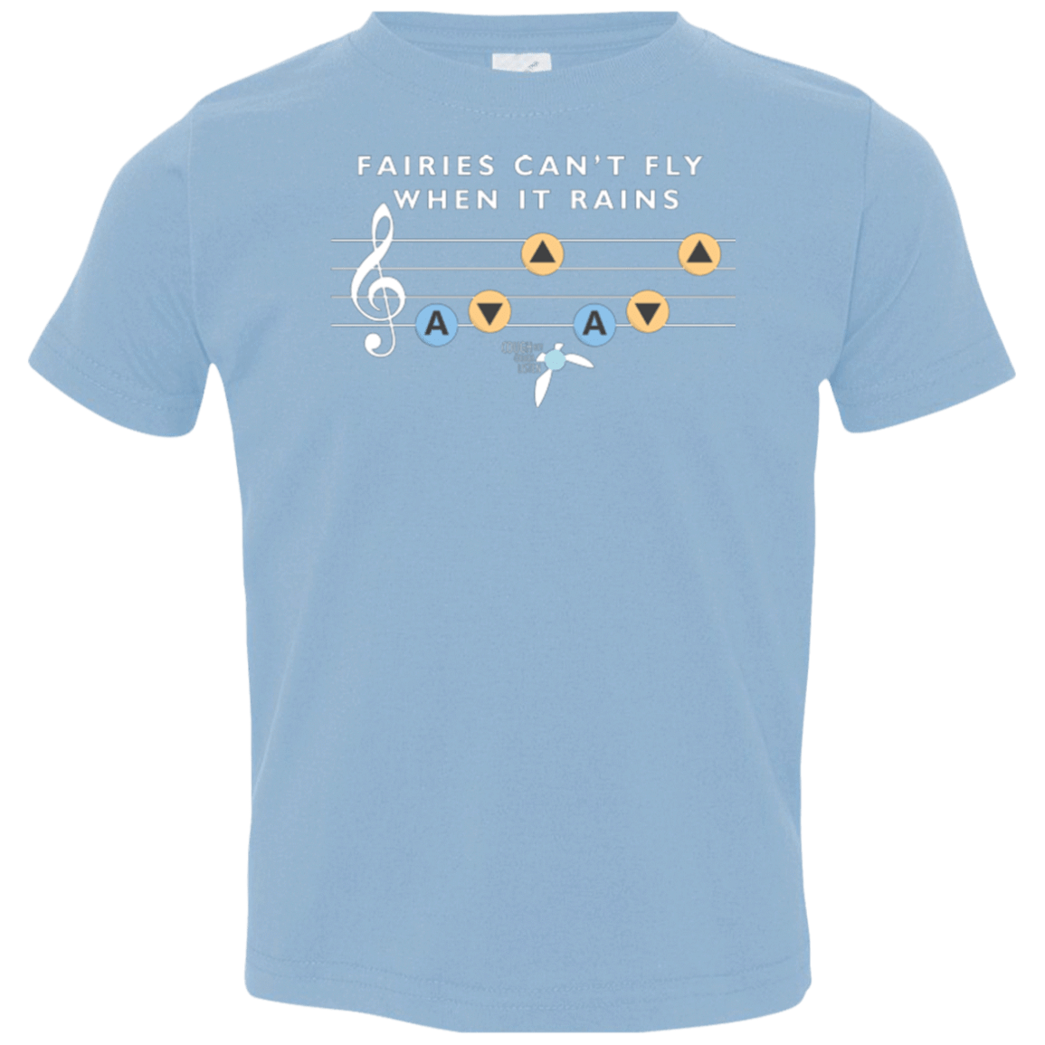 T-Shirts Light Blue / 2T Fairies Can't Fly When It Rains Toddler Premium T-Shirt