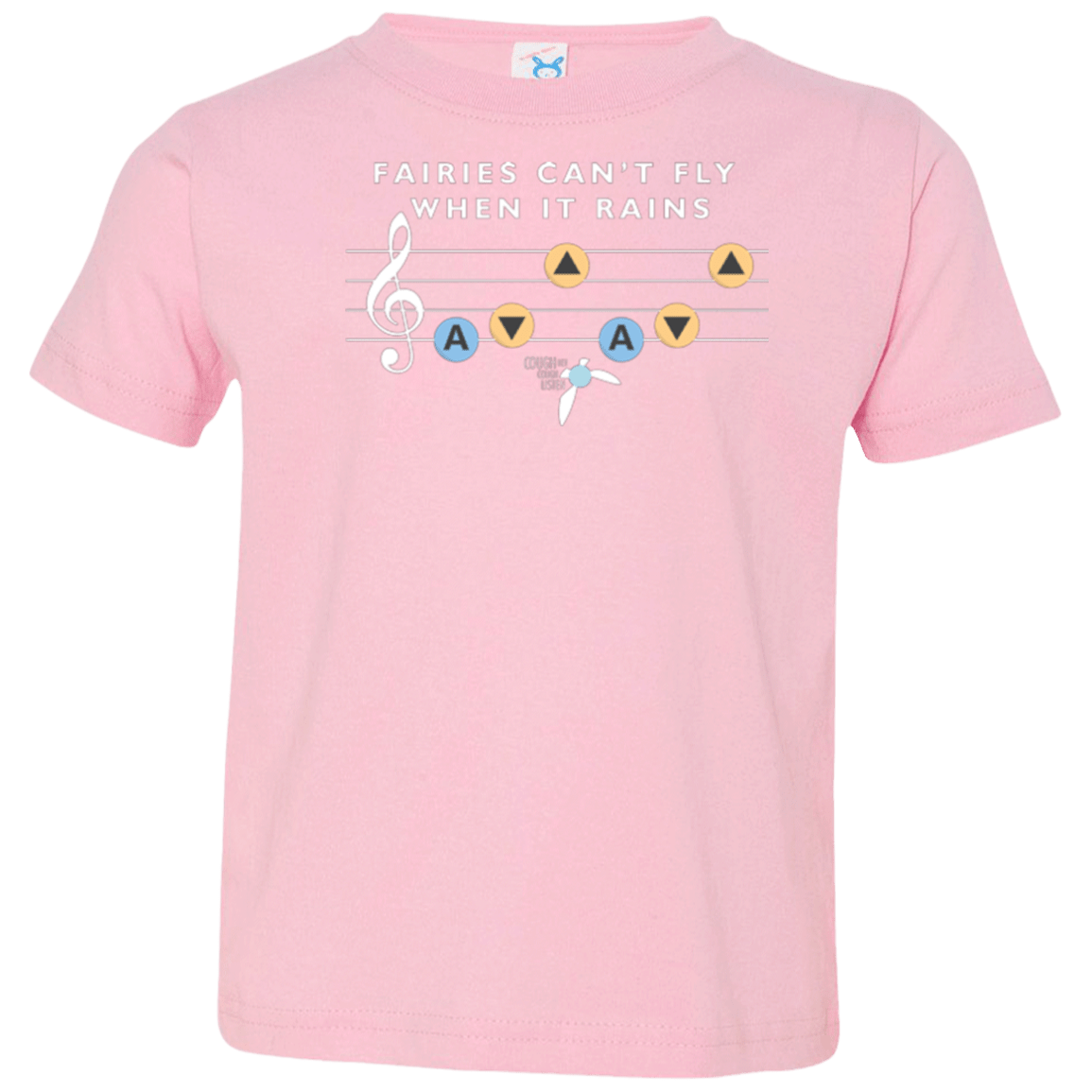 T-Shirts Pink / 2T Fairies Can't Fly When It Rains Toddler Premium T-Shirt