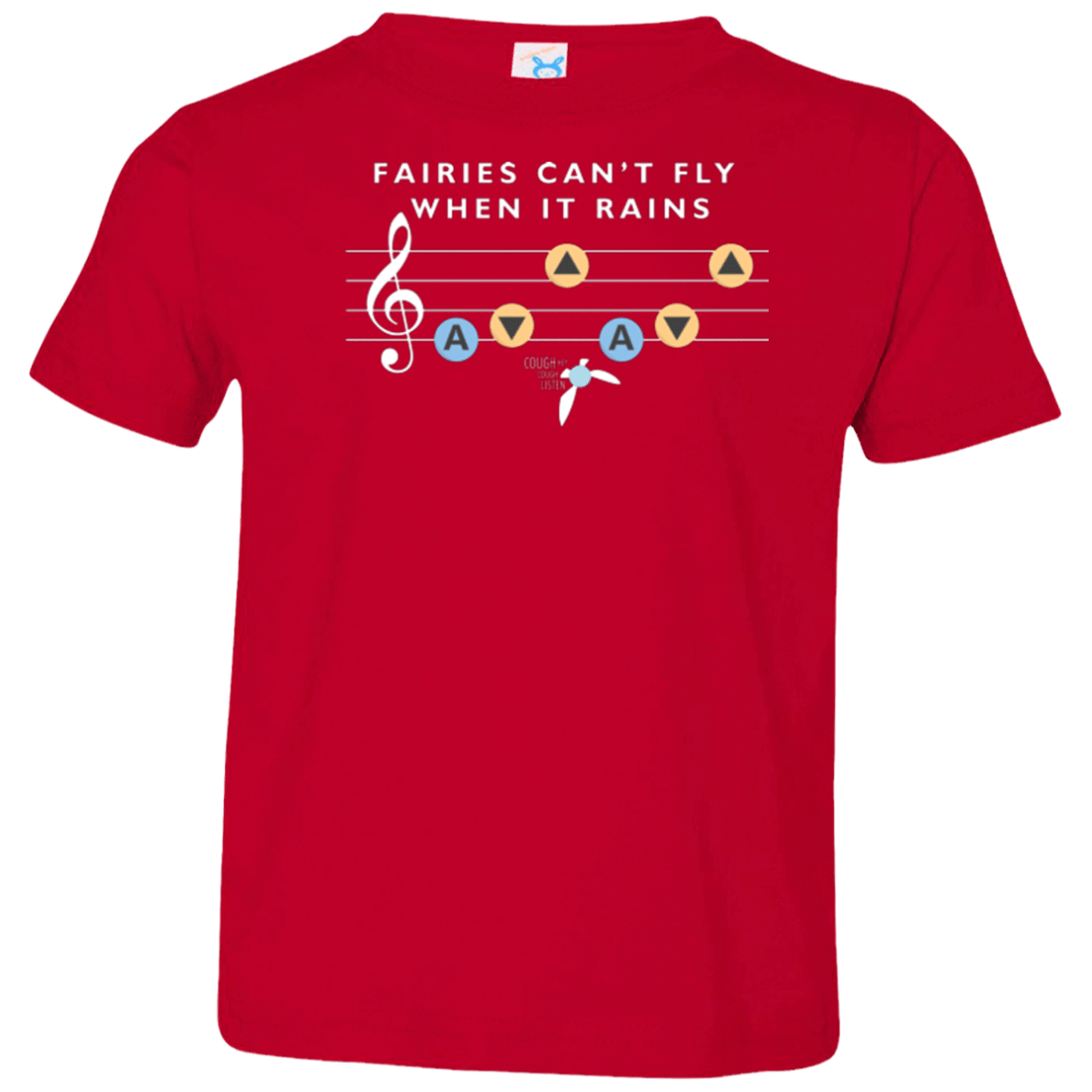 T-Shirts Red / 2T Fairies Can't Fly When It Rains Toddler Premium T-Shirt