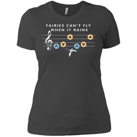 T-Shirts Heavy Metal / X-Small Fairies Can't Fly When It Rains Women's Premium T-Shirt
