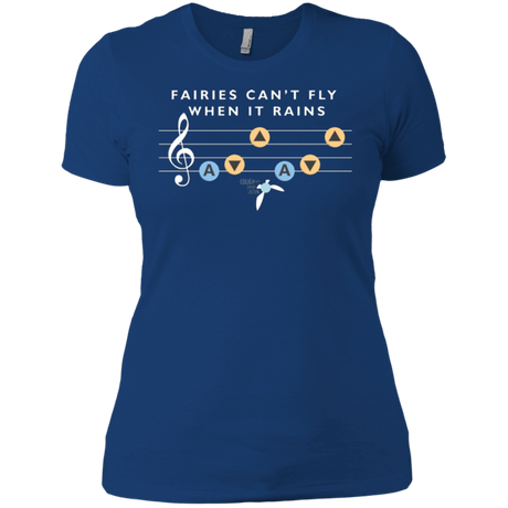 T-Shirts Royal / X-Small Fairies Can't Fly When It Rains Women's Premium T-Shirt