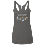 T-Shirts Premium Heather / X-Small Fairies Can't Fly When It Rains Women's Triblend Racerback Tank
