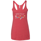 T-Shirts Vintage Red / X-Small Fairies Can't Fly When It Rains Women's Triblend Racerback Tank