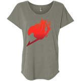 T-Shirts Venetian Grey / X-Small Fairy Tale Triblend Dolman Sleeve