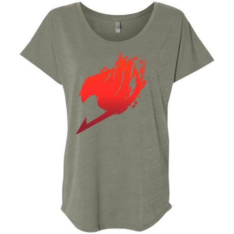 T-Shirts Venetian Grey / X-Small Fairy Tale Triblend Dolman Sleeve