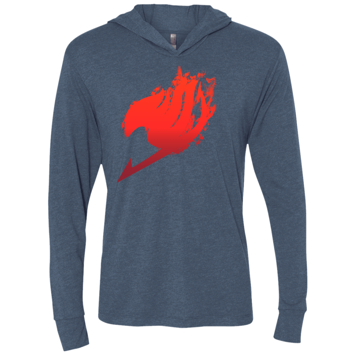 T-Shirts Indigo / X-Small Fairy Tale Triblend Long Sleeve Hoodie Tee