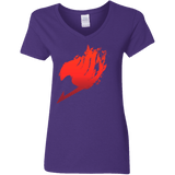 T-Shirts Purple / S Fairy Tale Women's V-Neck T-Shirt