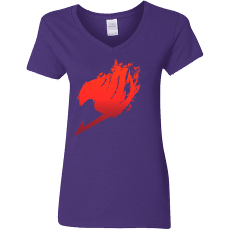 T-Shirts Purple / S Fairy Tale Women's V-Neck T-Shirt